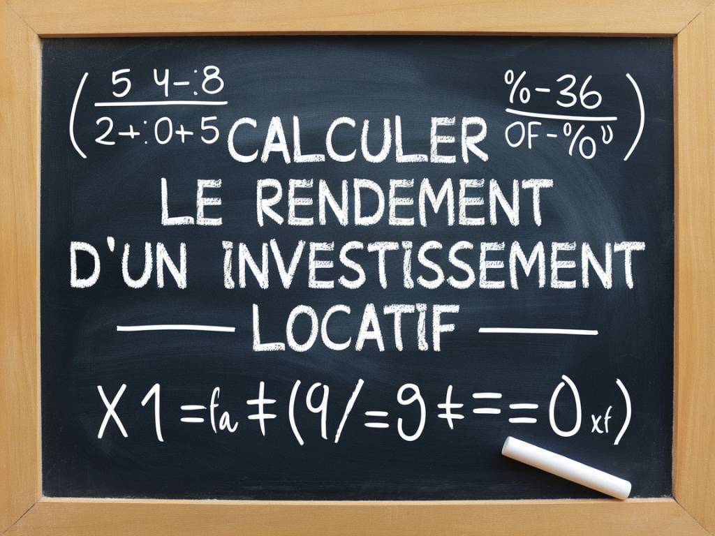 Calculer le rendement d’un investissement locatif : les formules