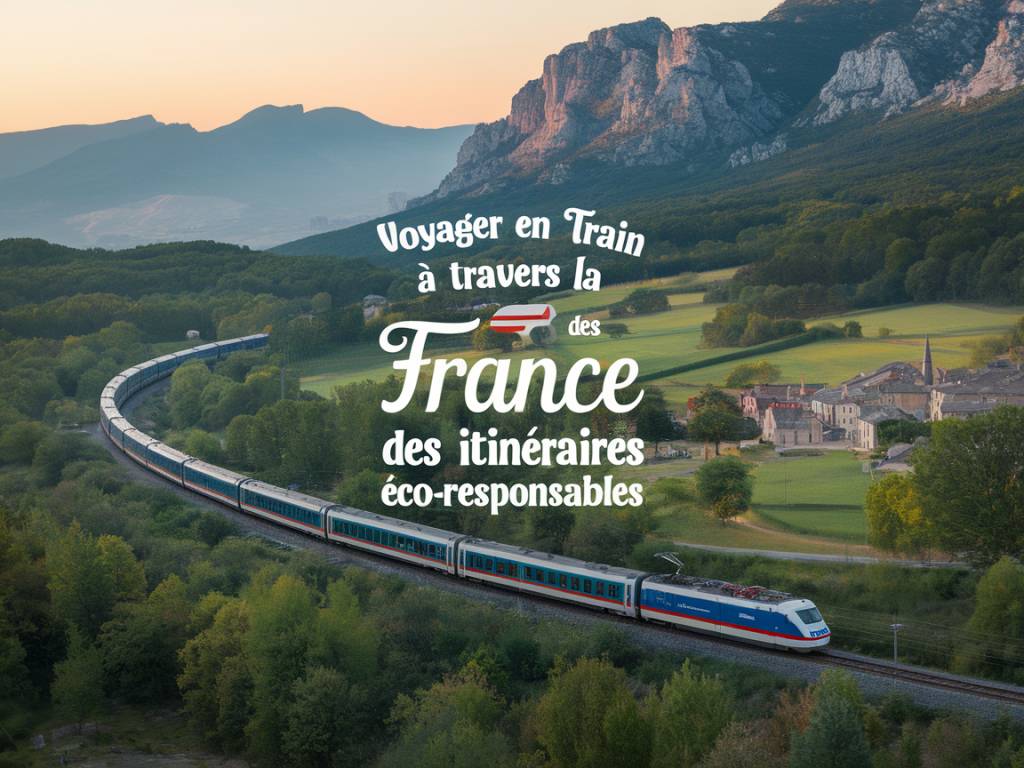 Voyager en train à travers la France : des itinéraires écoresponsables